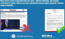 İletişim'den enflasyon ve döviz kuru açıklaması