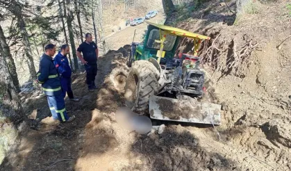 Düzce'de traktör kazası!