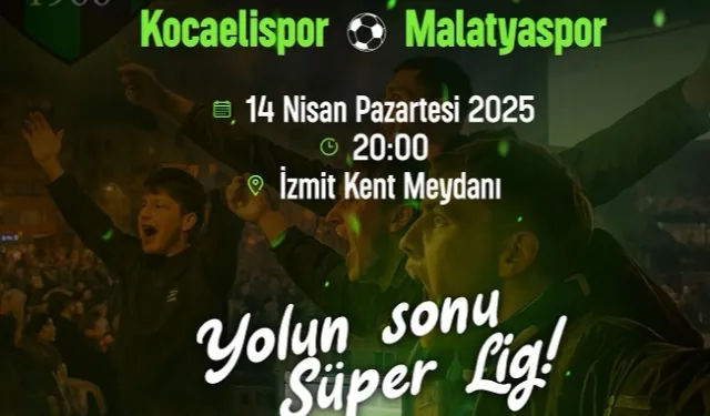 Kocaeli'de kalpler sahada, coşku meydanda