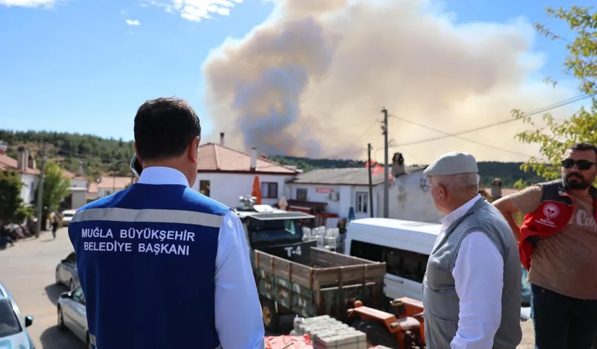 Muğla'daki orman yangınlarına müdahale sürüyor